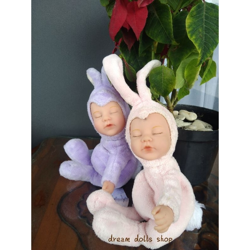 boneka vintage anne geddes rabbit sepaket