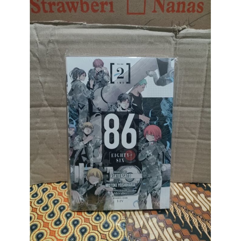 Komik manga impor Eighty six 86 2 segel / komik manga impor Eighty six 86 vol 2 segel