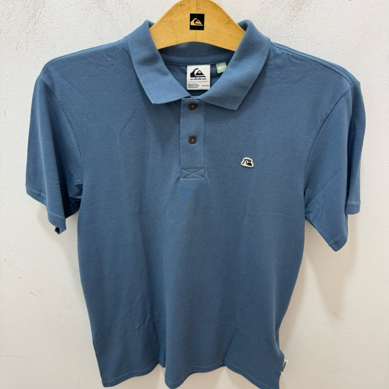 KAOS POLO PRIA QUIKSILVER ORIGINAL DNA POLO BLUE SHIRT NEW