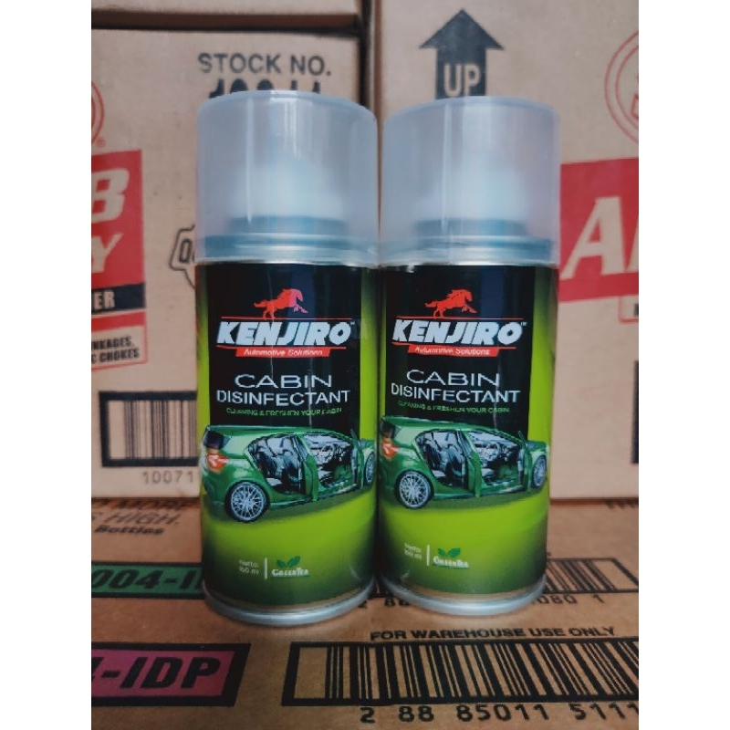 Gratong Pengharum Ruangan Mobil / Anti Virus Dan Bakteri / Kenjiro Cabin Disinfectant 150Ml ( Green