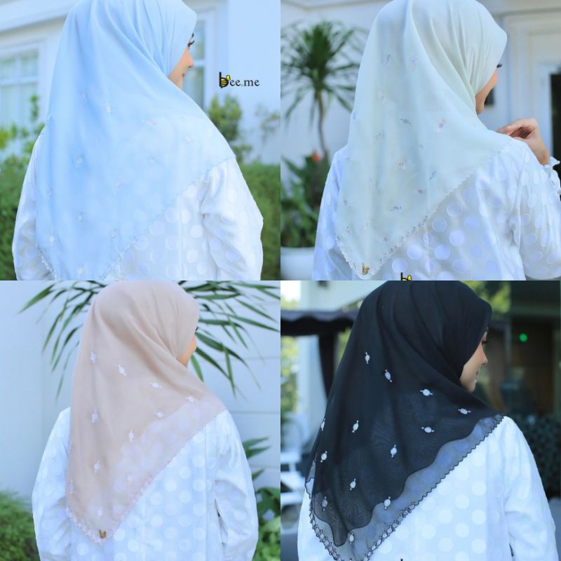 Hijab Bee.me Candy Series Terbaru. Bee.me Candy Series Hijab Segi Empat. Beeme Origin