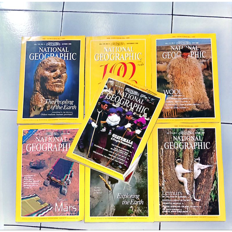 MAJALAH BEKAS NATIONAL GEOGRAPHIC INGGRIS