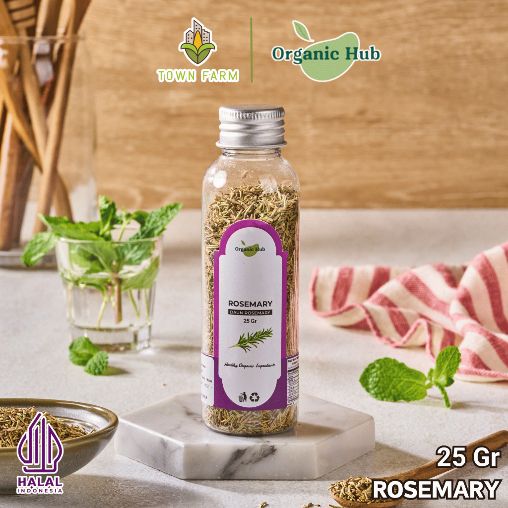 

Organic Hub Rosemary Premium Quality 100% Murni Organik Rempah Bumbu Dapur 25 gr