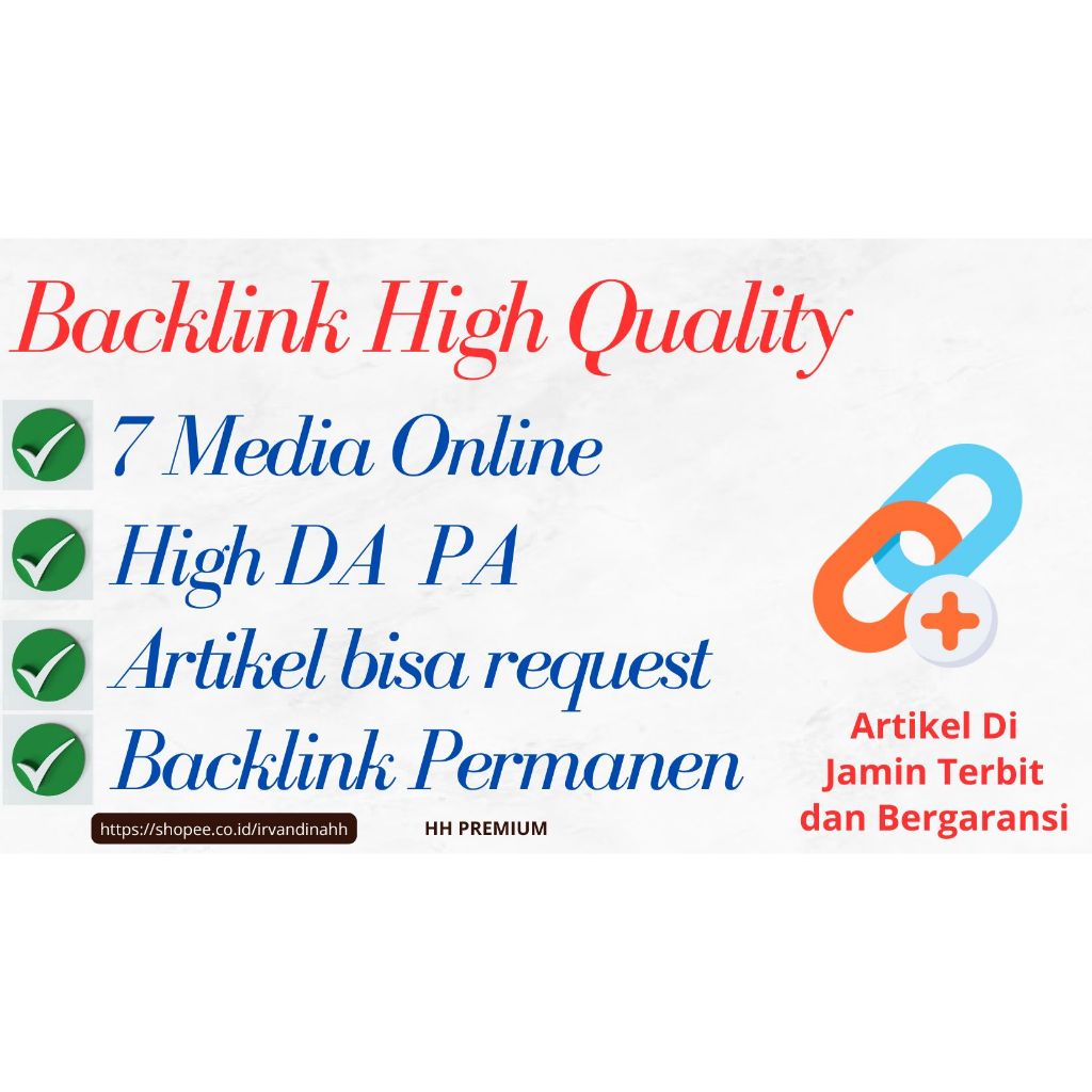 Jasa Backlink Authority WEB Hight DA PA backlink permanen