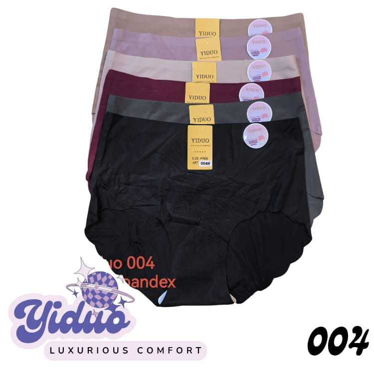 3PCS Celana Dalam Wanita Remaja Bahan Nylon High Waist ( Nyaman, Sutra ES, Dan Elegan)