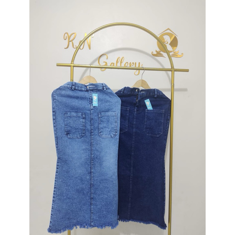 ROK WANITA/ROK LEVIS/ROK SPAN PANJANG