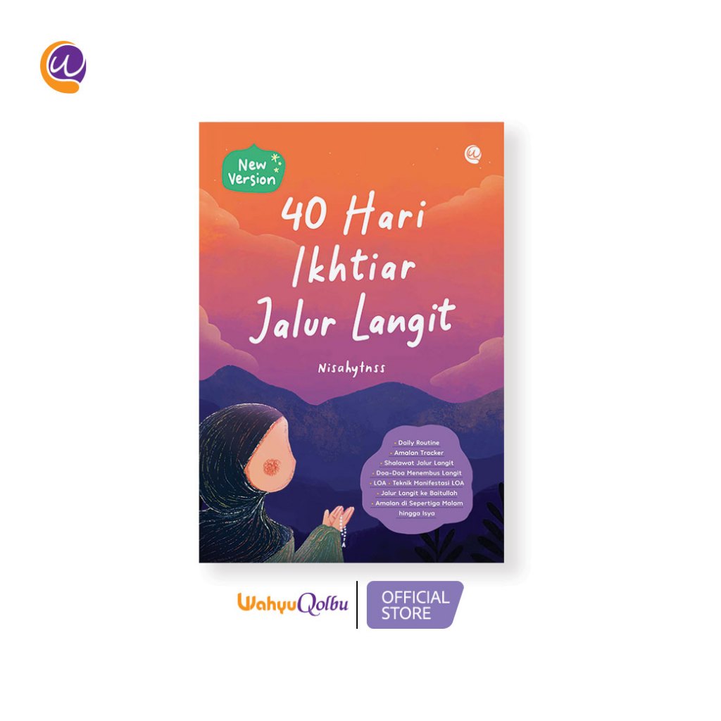 Buku 40 Hari Ikhtiar Jalur Langit - Wahyu Qolbu - Kumpulan Doa dan Sholawat