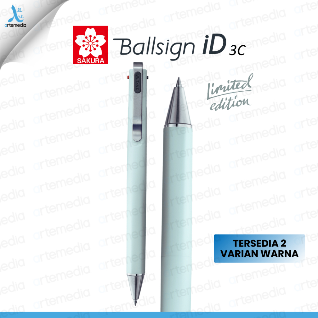 

Sakura Ballsign ID 3C Multipen Ballpoint Gel Pen Retractable - Limited Edition
