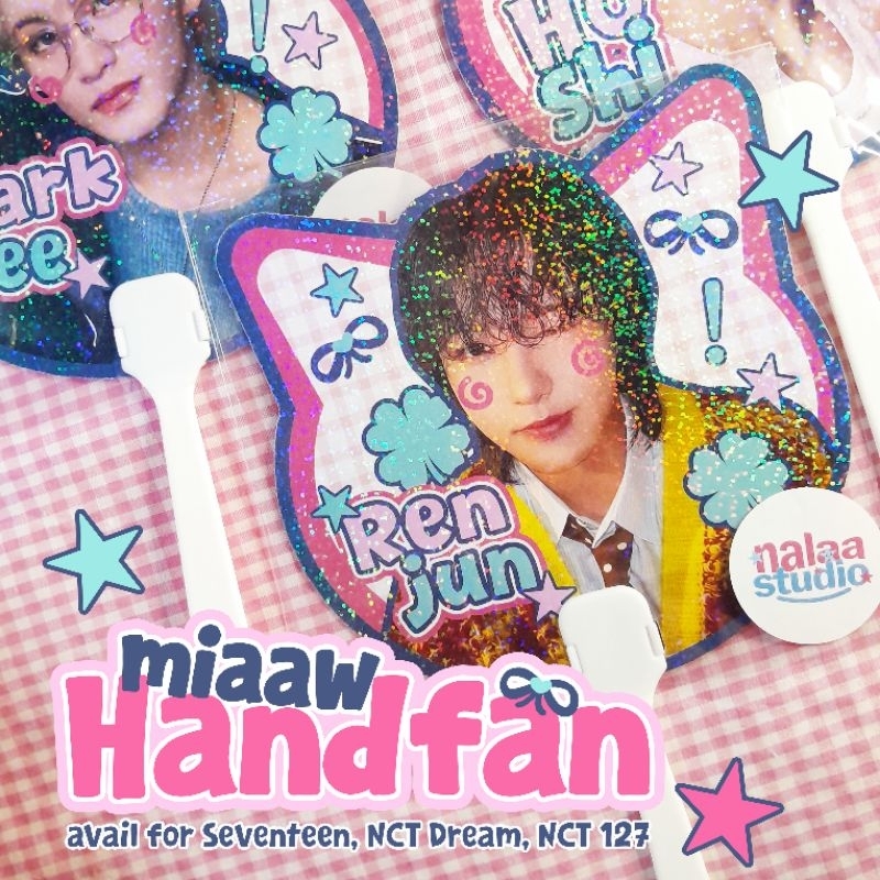 Miaaw Handfan NCT 127 NCT Dream by Nalaastudio