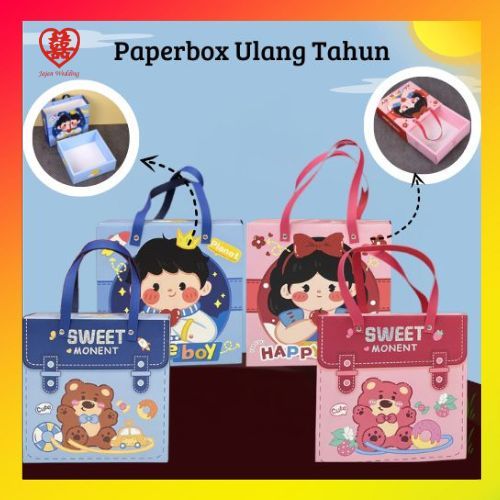 

JW Tas Ulang Tahun Anak / Godiebag Ulang Tahun Berkarakter / Tas Kotak Ulang Tahun Anak Lucu PP53