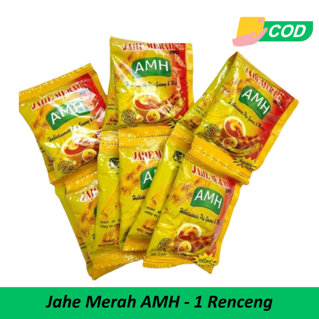 

Jahe Merah AMH - 1 Renceng 10 Sachet - Minuman Jahe Merah - Original