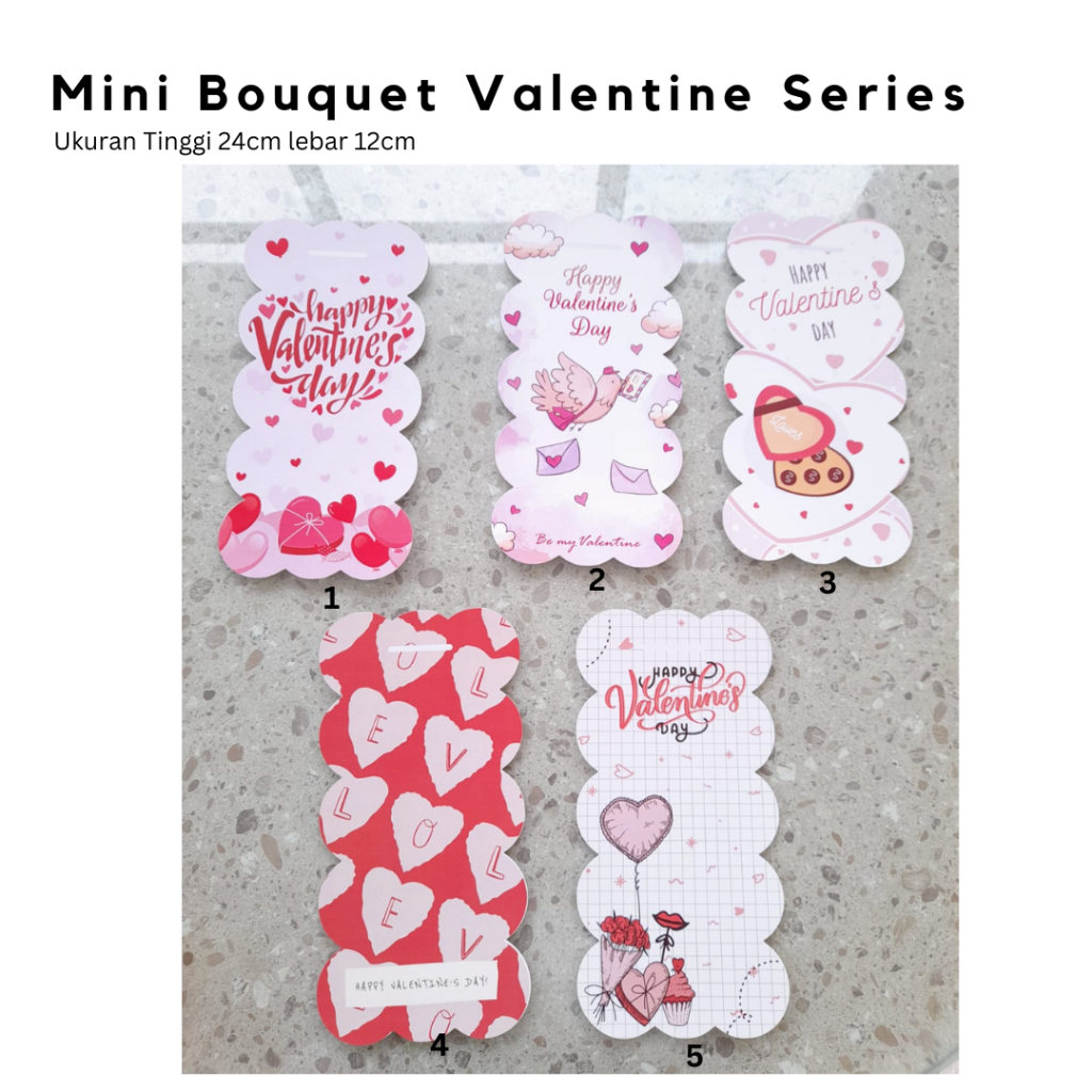 

Kertas Gift Valentine / Kertas Mini Bouquet Valentine / buket instant valentine / buket cokelat