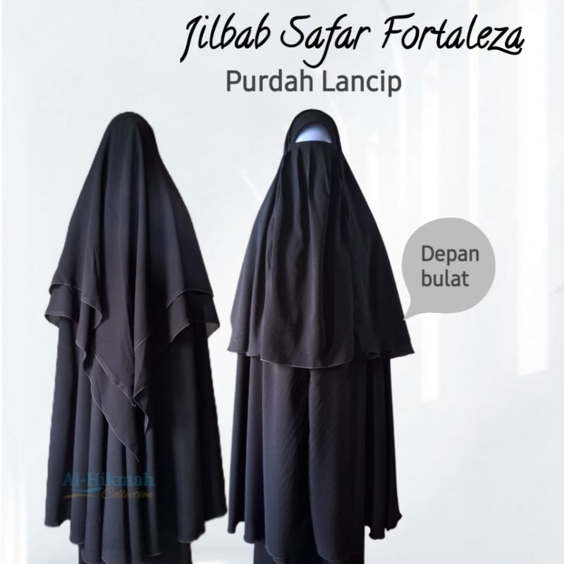 Jilbab Safar Fortaleza Luxury Purdah Lancip