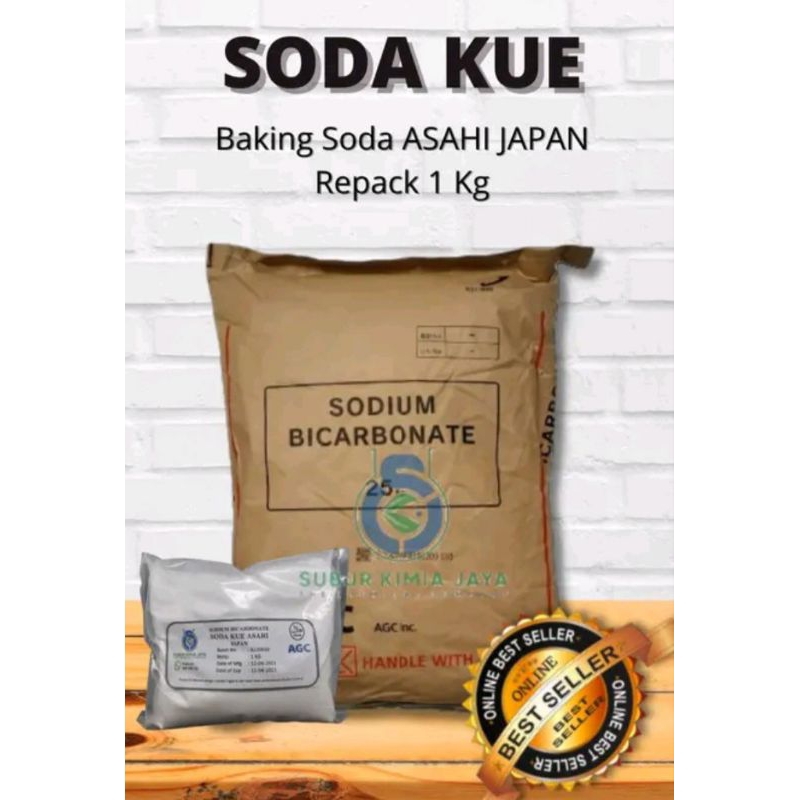 

SODA KUE ASAHI JAPAN Sodium Bicarbonat 100GR 250GR ( REPACK)