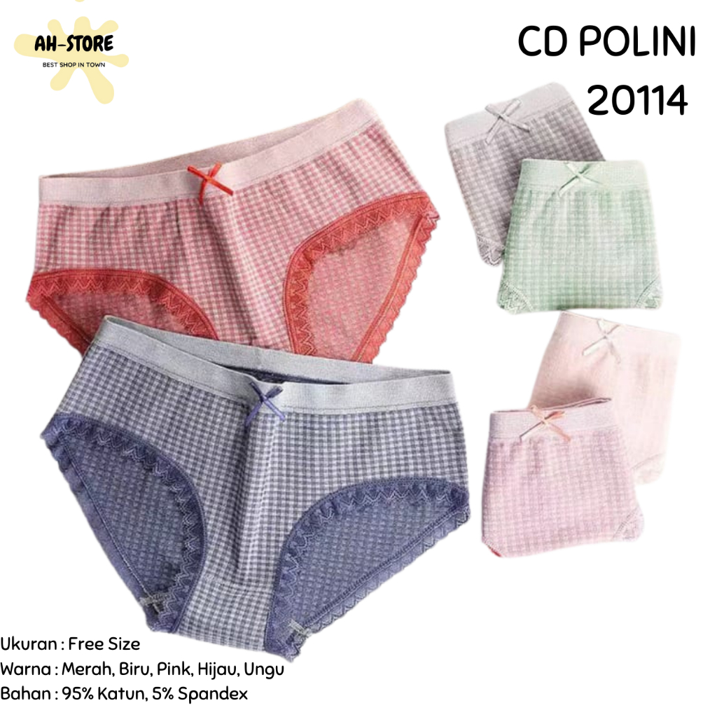 [ISI 3] Celana Dalam Wanita POLINI 20117 ; 20114 / Celana dalam cewek / Pakaian dalam wanita polini 