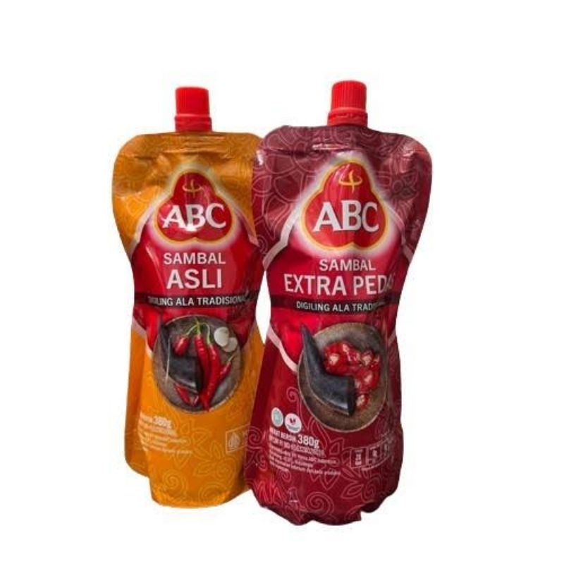 

Sambal ABC - Sambal Asli atau Sambal Extra Pedas Digiling Ala Tradisional Kemasan Pouch 380 gr