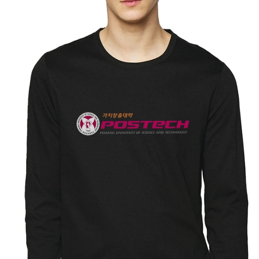 Kaos lengan Panjang Pohang University of Science and Technology POSTECH Korea Long Sleeve t-shirt