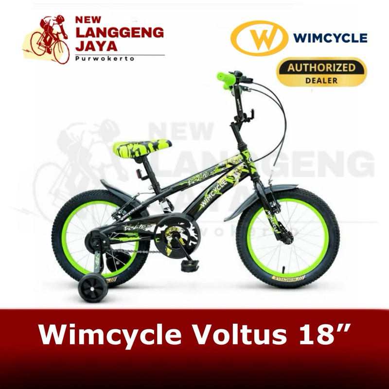 Wimcycle Sepeda Anak BMX 18" Voltus