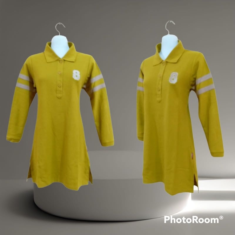 Tunik Combi Motif Angka 8 Uncle West / Khusus Warna Lemon