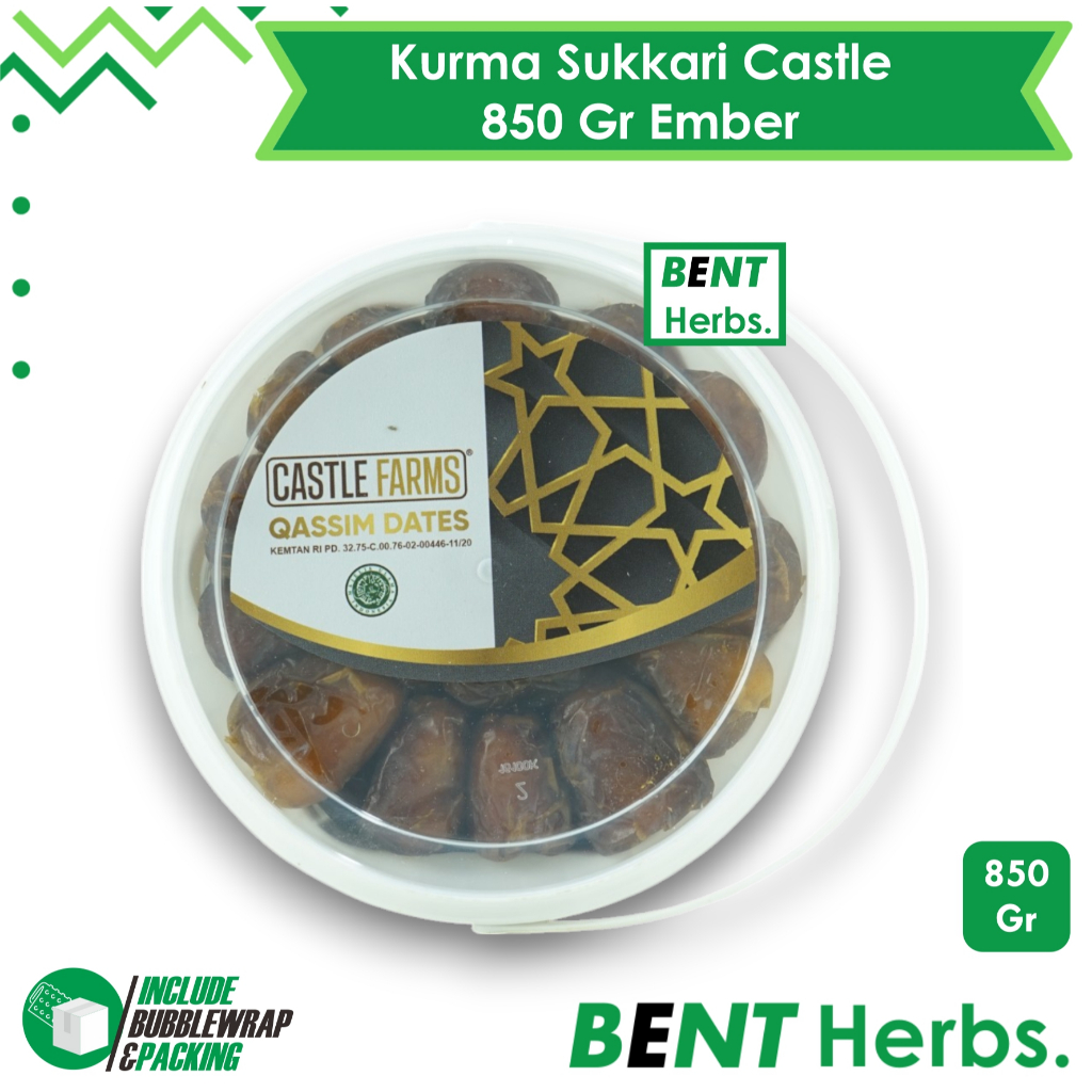 

Kurma Sukkari Ember Qassim 850 g Castle Farms | Sukkary Sukari