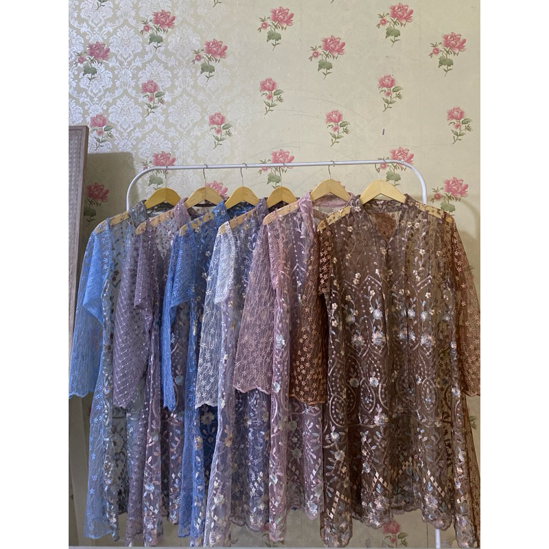 Rea outer brokat / brokat outer makassar / atasan pesta