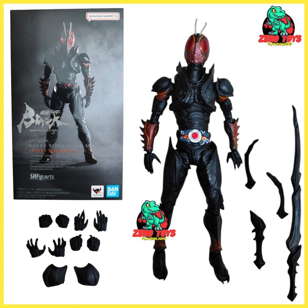 Action Figure Mainan Shf Kamen Rider Black Sun Koleksi Pajangan Figur
