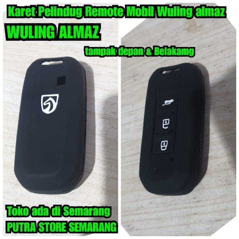 Karet remote wuling Almaz silikon kunci remote Almaz wuling pelindung remote kunci wuling almaz cove
