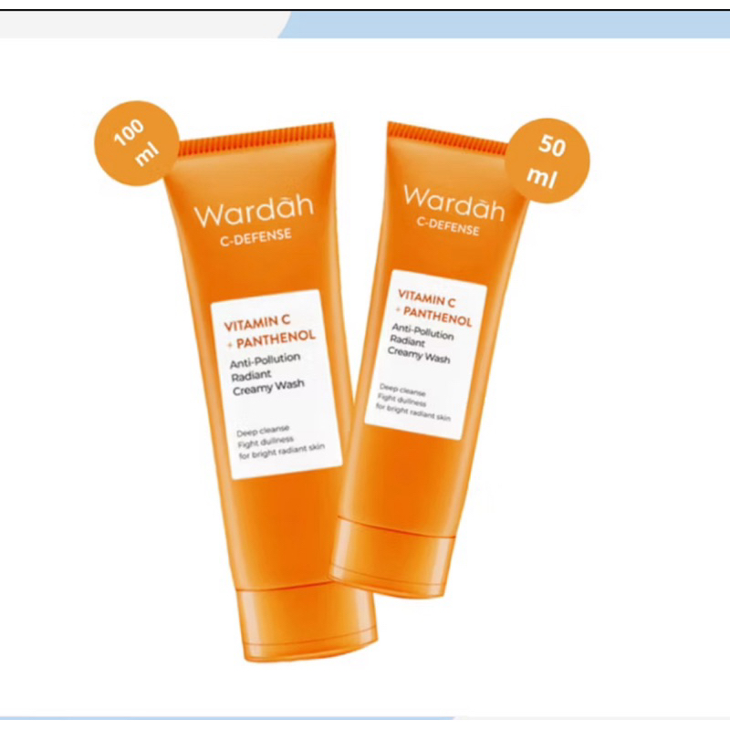 Wardah C-Defense Energizing Creamy Wash