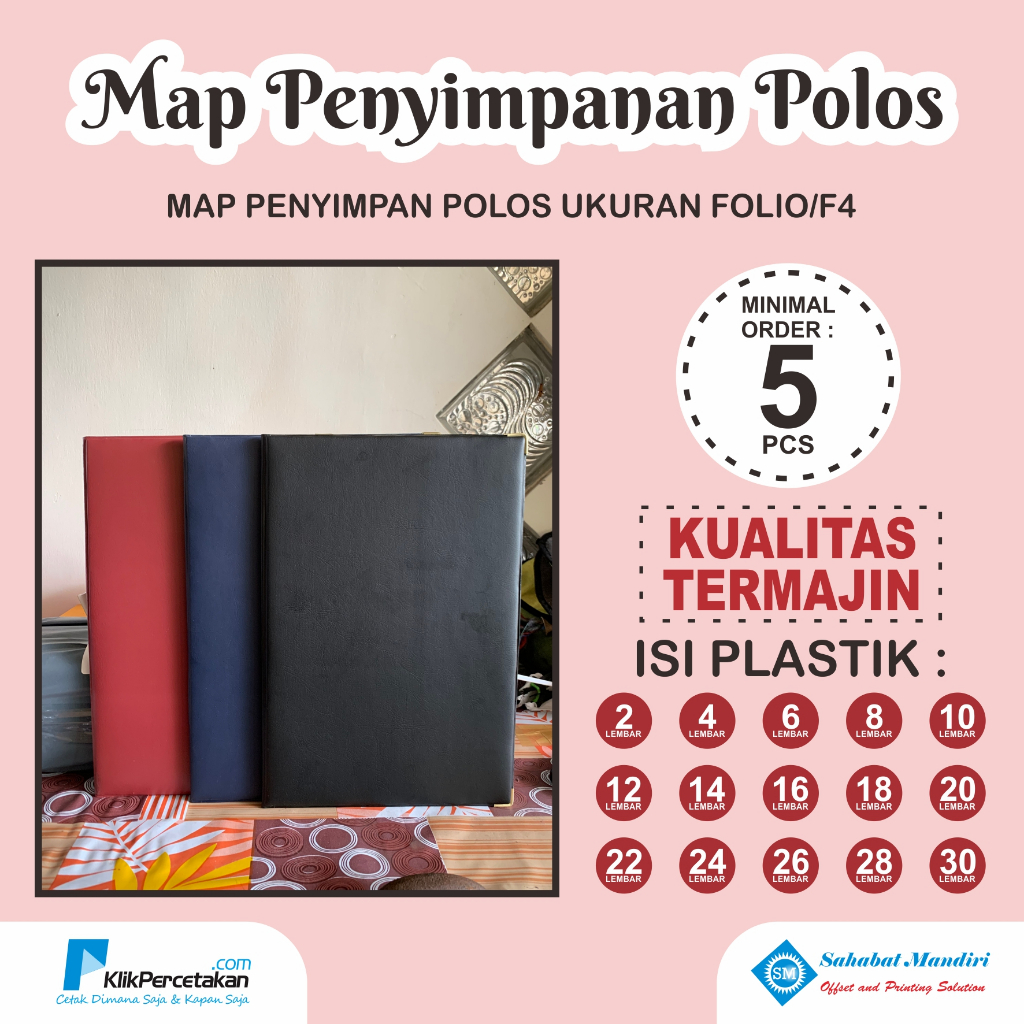 

MAP PENYIMPANAN POLOS SATUAN | MAP RAPORT POLOS SATUAN