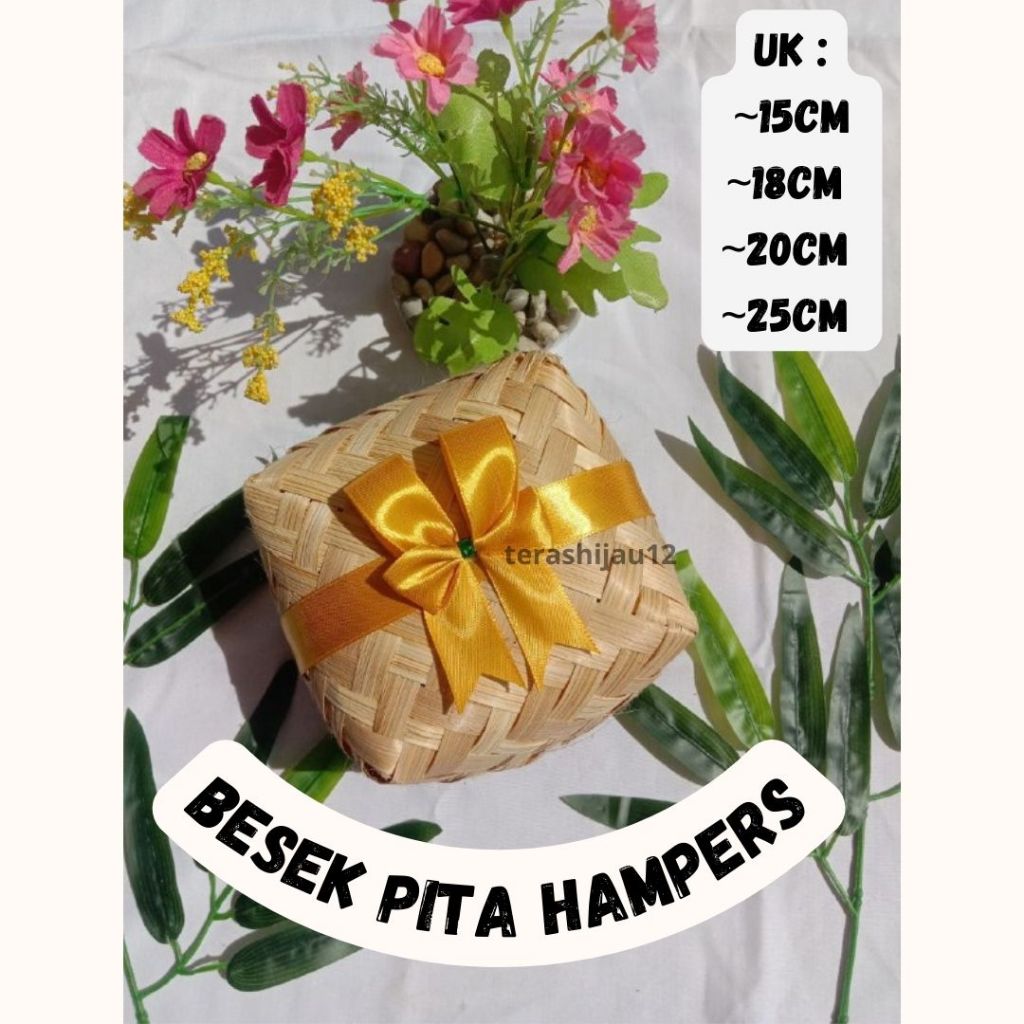 

besek hampers pita / besek bambu / besek bambu catering