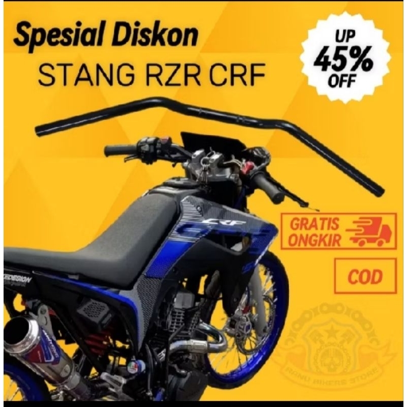 Stang Stir RZR Diameter 22mm Bahan Tebal 2mm PNP CRF KLX SUREX HEREX