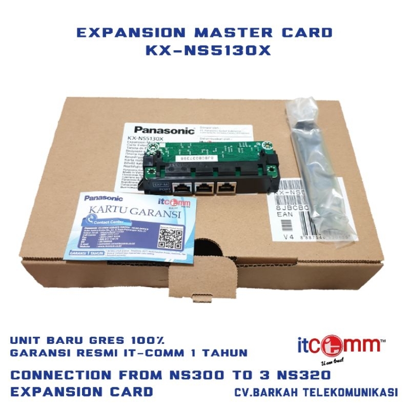 Panasonic KX-NS5130 Connection Card Pabx Panasonic KX-NS300 To KX-NS320