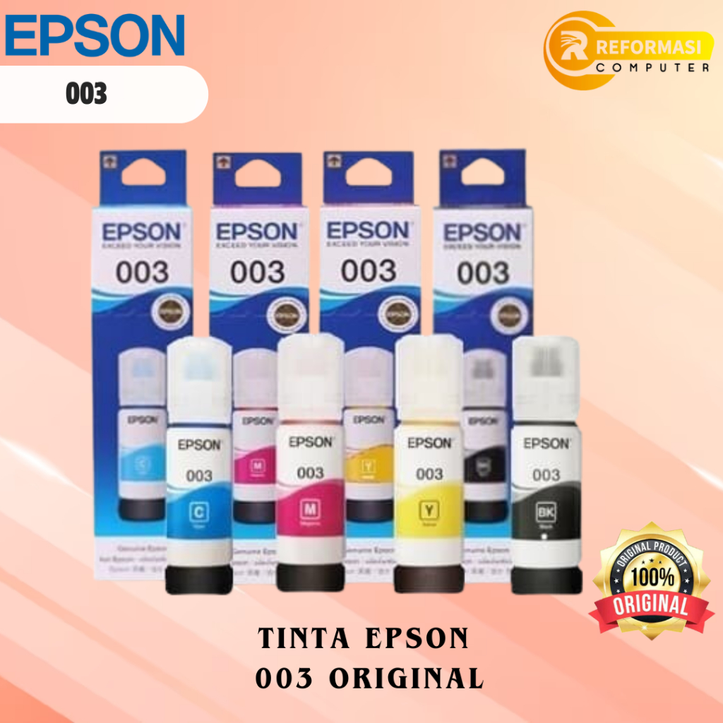 EPSON  TINTA EPSON 003 BK ORIGINAL