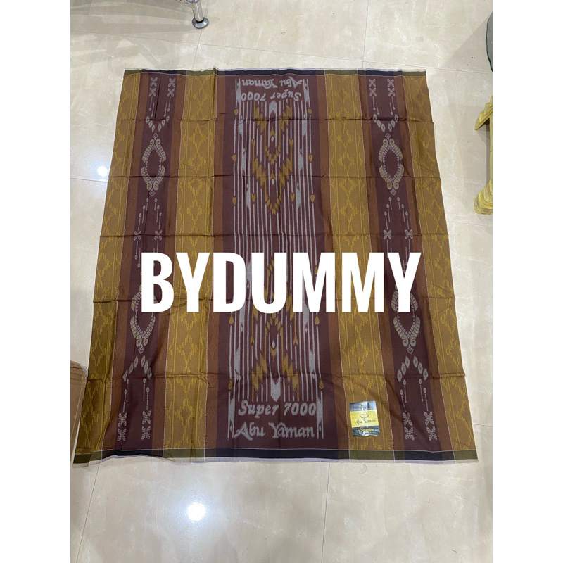 Sarung Abu Yaman super 7000 kembang kombinasi timbul dobby grosir murah penghabisan stok lo