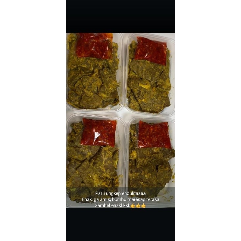 

Paru Ungkep Frozen free sambal
