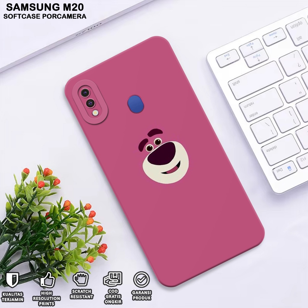 Case Hp Samsung M20 - Casing Hp Samsung M20 - Softcase Samsung M20 MOTIF LOTSO - Case Samsung M20 - 