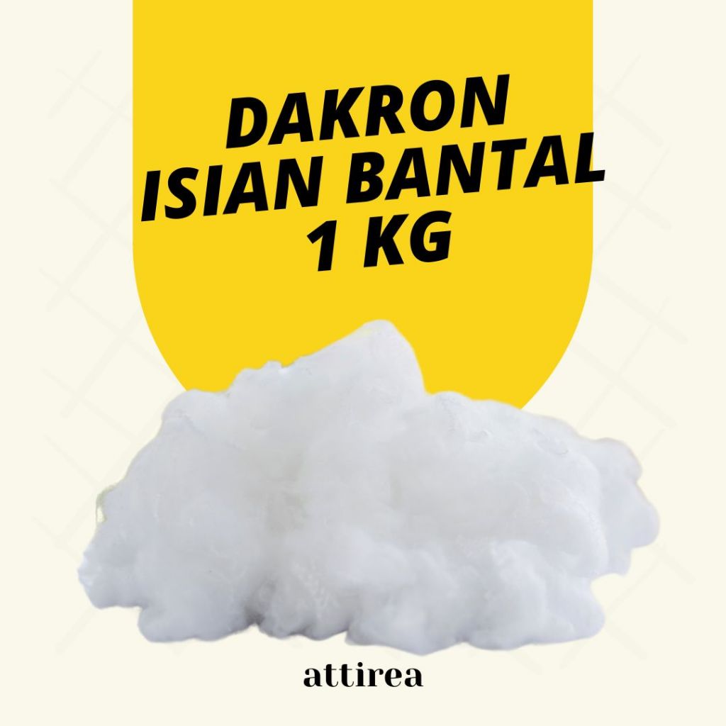 Dakron Kapas Silikon Isian Bantal 1 Kg | Grade A