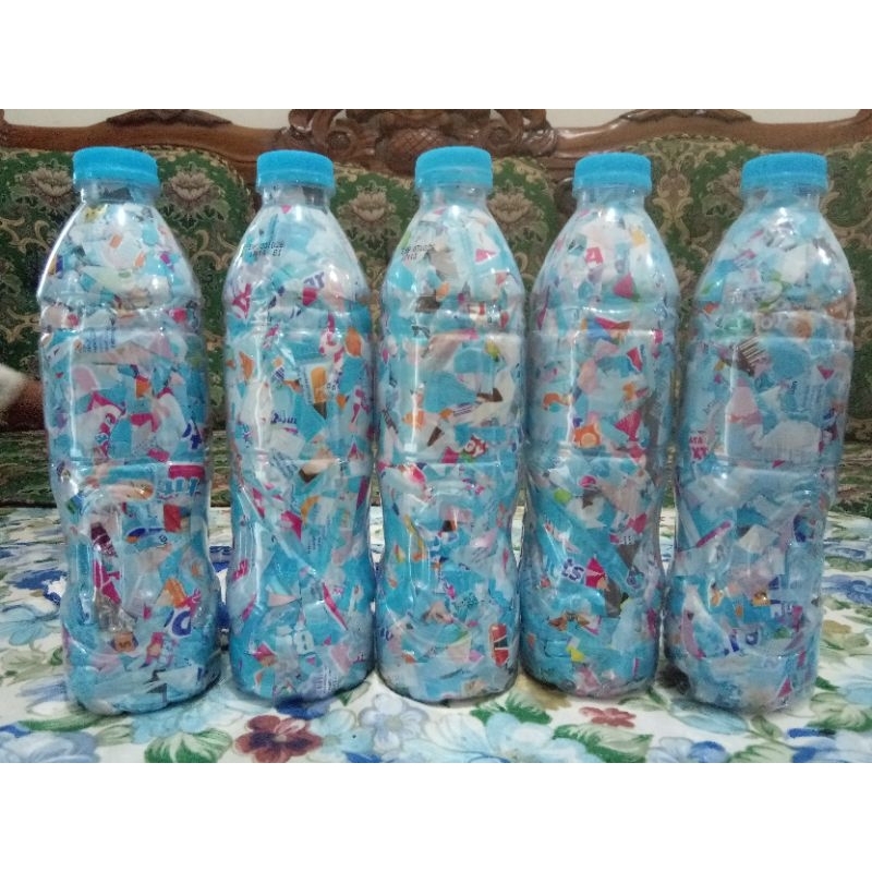 ecobrick botol alamo 600ml berat 200gr