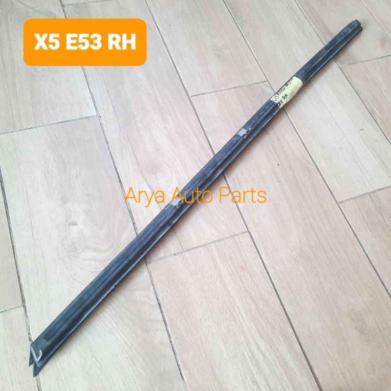 Original lis karet Kaca dalam atas doortrim Depan KANAN BMW X5 E53