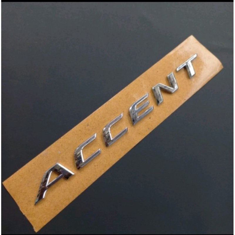 Emblem ACCENT logo hyundai accent 100% original
