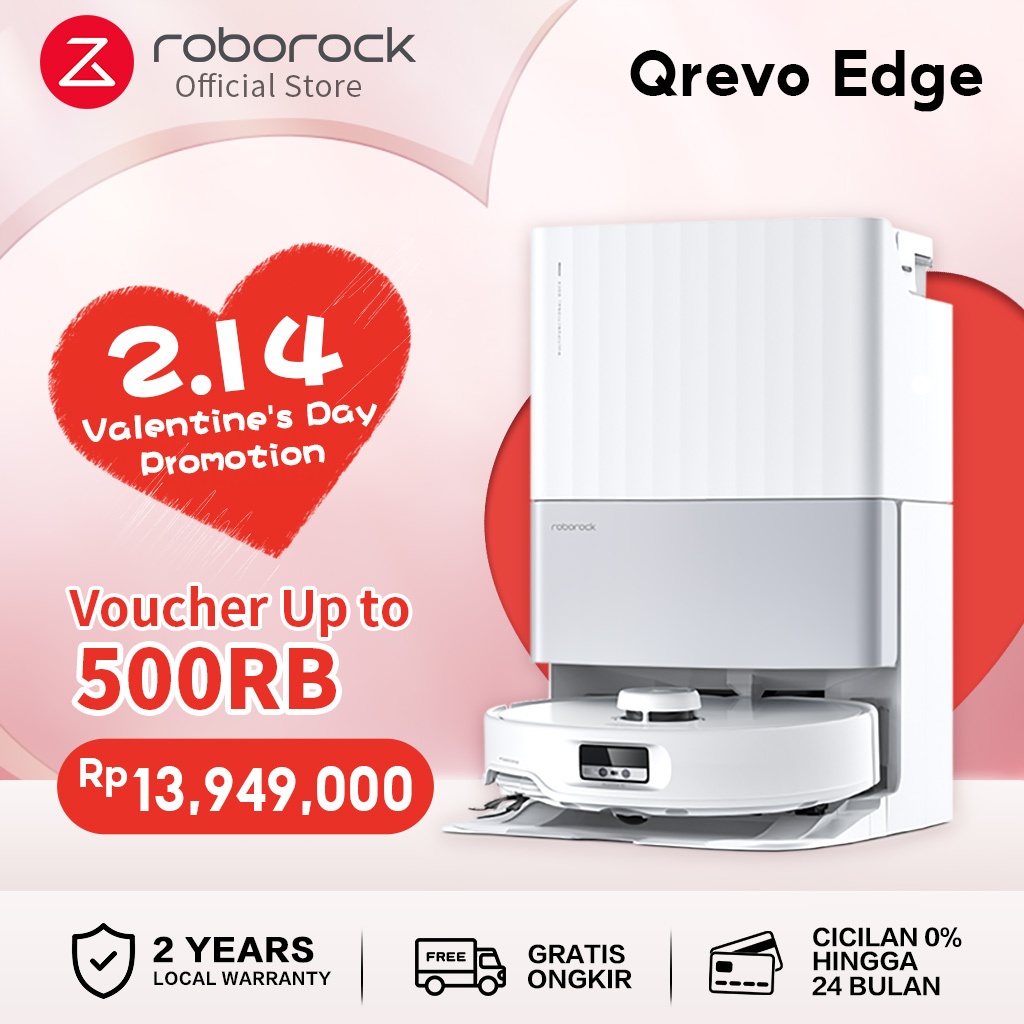 Roborock Qrevo Master Robot Vacuum and Mop - Penyedot Debu & Pel Otomatis