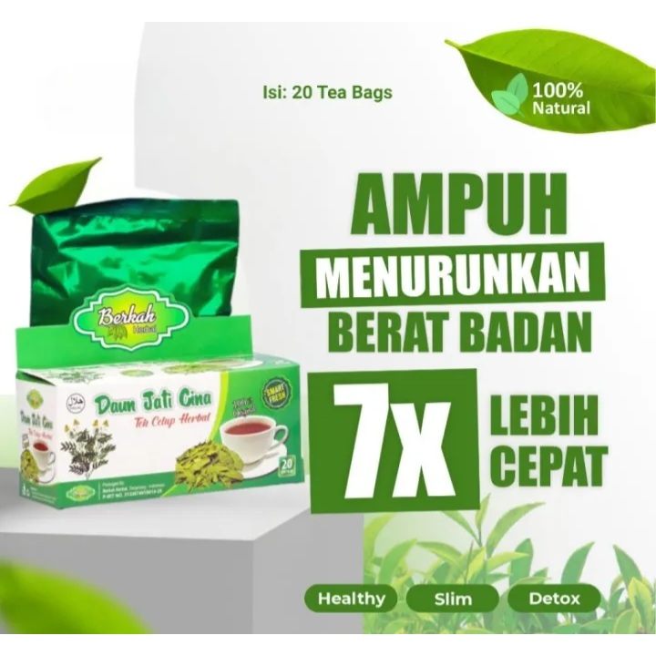 

ORIGINAL Teh Daun Jati Cina Ampuh Melunturkan Lemak Tubuh Teh Celup Penurun Berat Badan