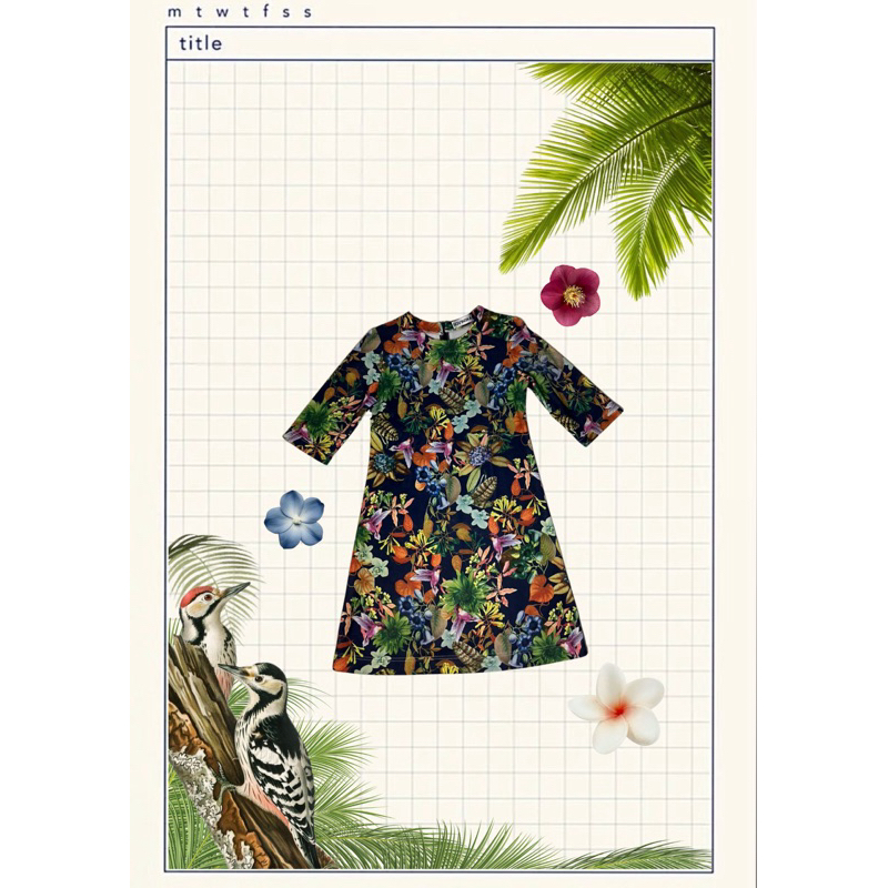 [ PRELOVED ] SOVINSKA Tropical Dress