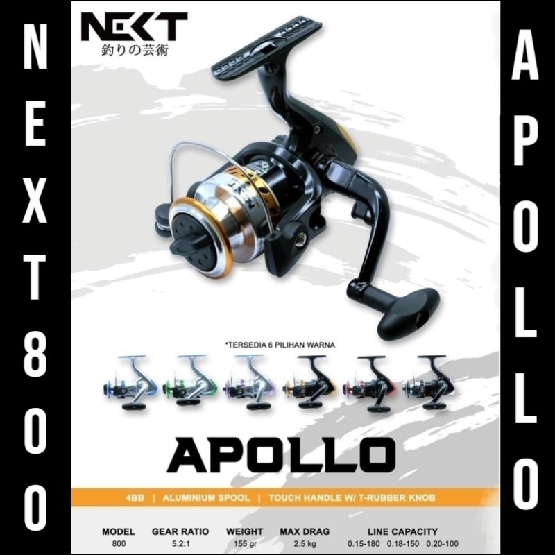 REEL NEXT APOLLO 800 REEL SPOOL BESI SPINNING