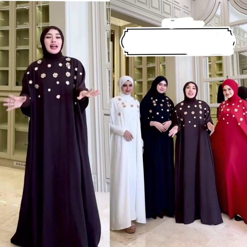 (BISA COD) 100% ORI GAMIS KAFTAN BATU BY SHELLASAUKIA