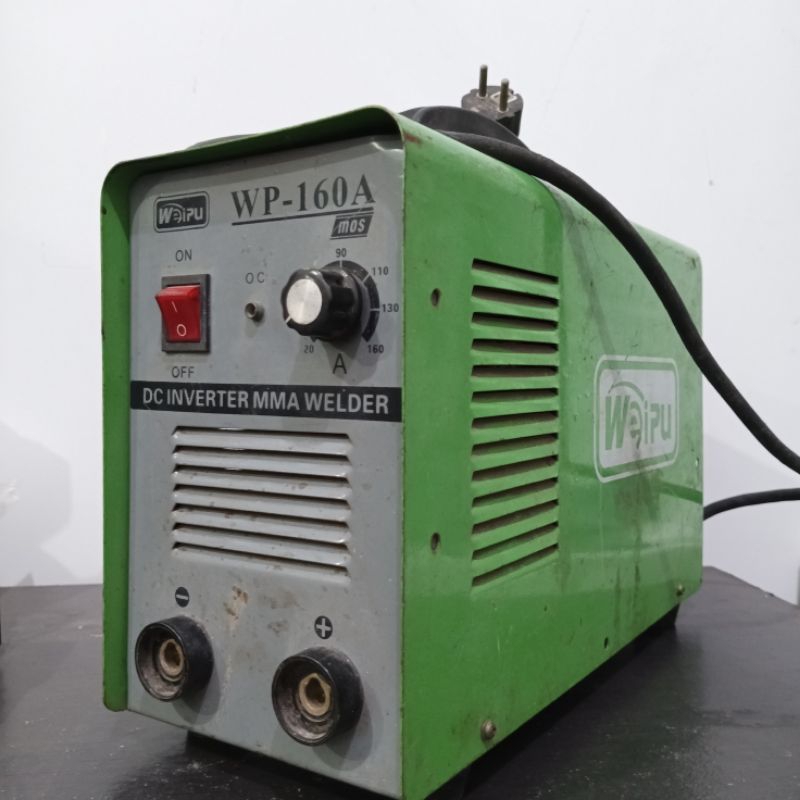 Mesin Las Listrik Weipu WP - 160A / Bekas Siap Pakai