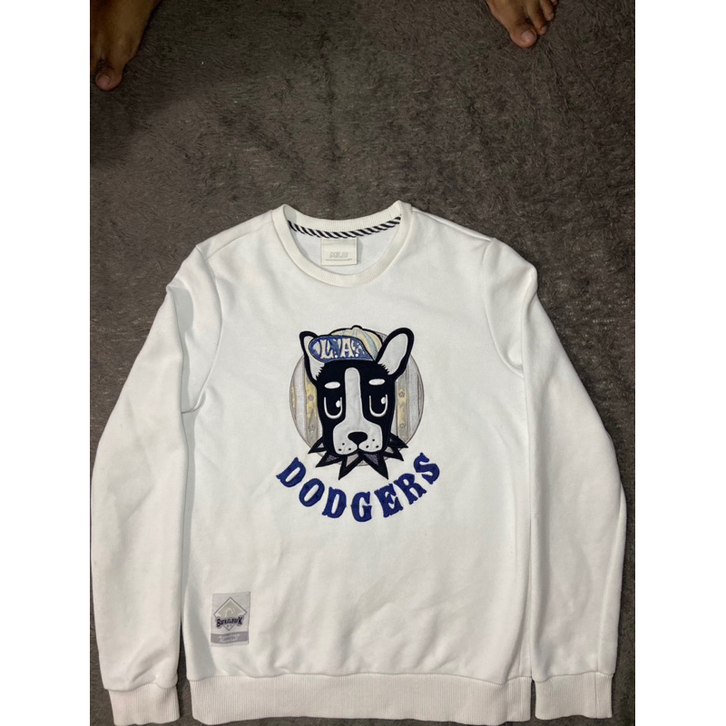 MLB Sweater Dodgers Putih