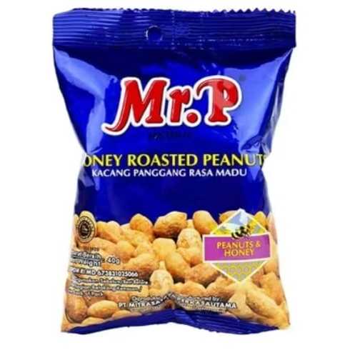 

Mr.P Kacang Panggang Rasa Madu 40g Mr.P Honey Roasted Peanuts Kacang Panggang Rasa Madu Mr.P40g