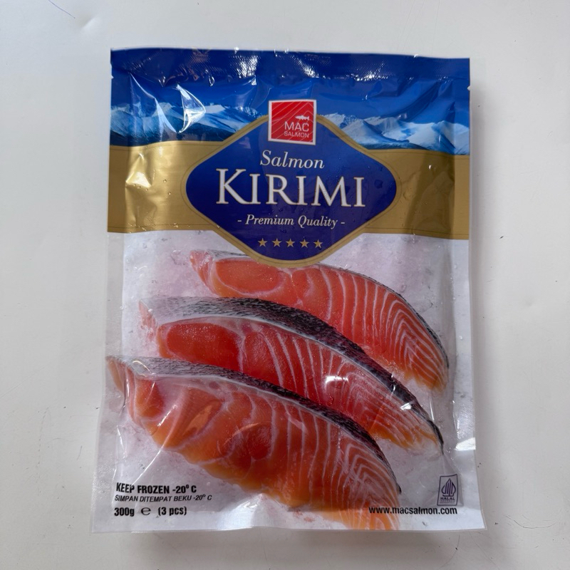 

Salmon Kirimi MAC / Salmon Fillet / Salmon Portion 300 Gram