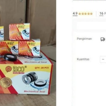 

Seal Kit Panasonic GP-200 Mechanical Seal National GP200